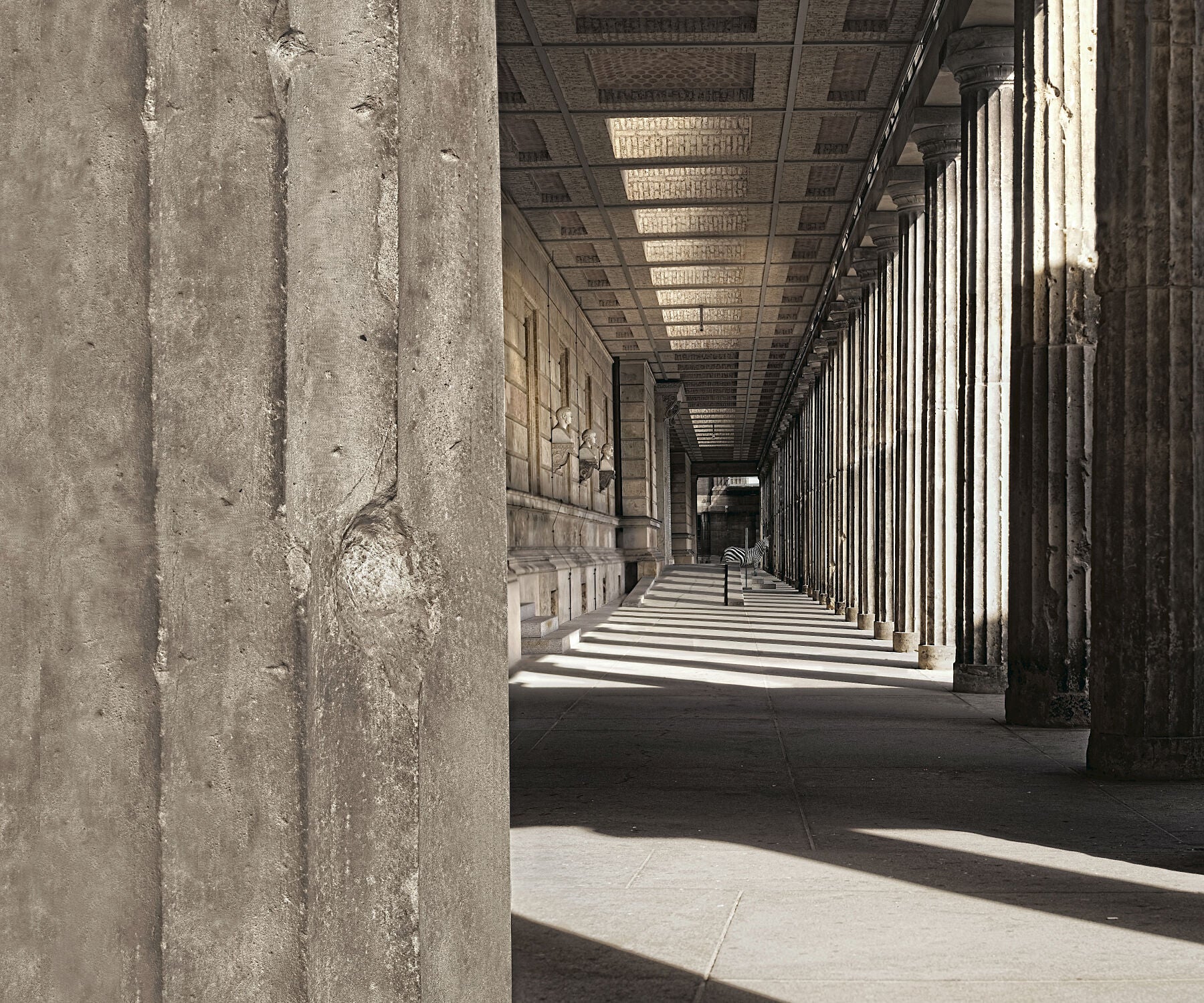 Shooting at the Neues Museum, Berlin – Grey Gloss - C-type Fudji Gloss - Limited edition (1-3)