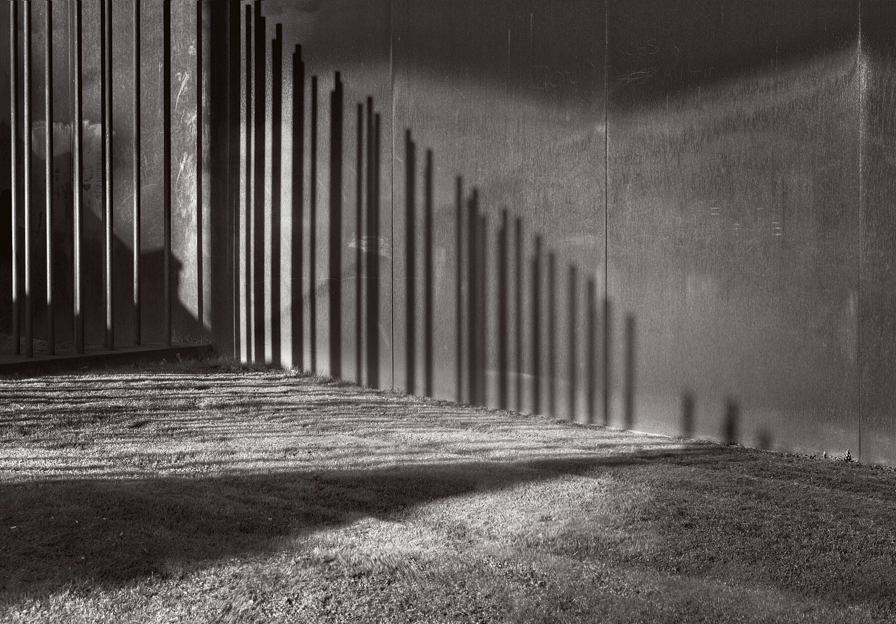 Beyond the Wall - Berlin Wall Memorial - Horizon - bw - Untitled_Panorama1 Flaty-cov1PSD finals001-bw - Giclee Hahnemuhle Photorag