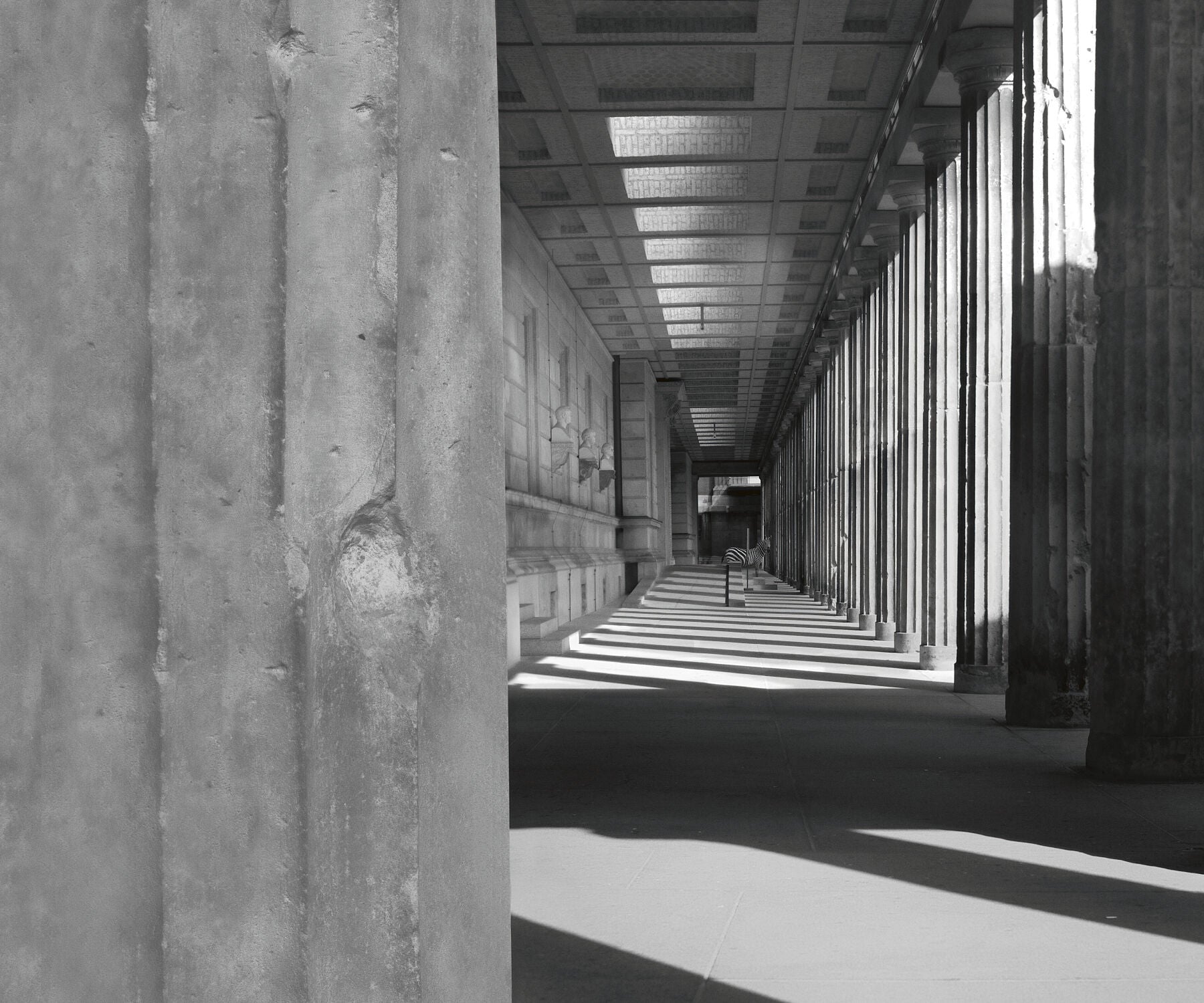 Shooting at the Neues Museum, Berlin – bw - C-type Fudji Matt - Limited edition (1-3)