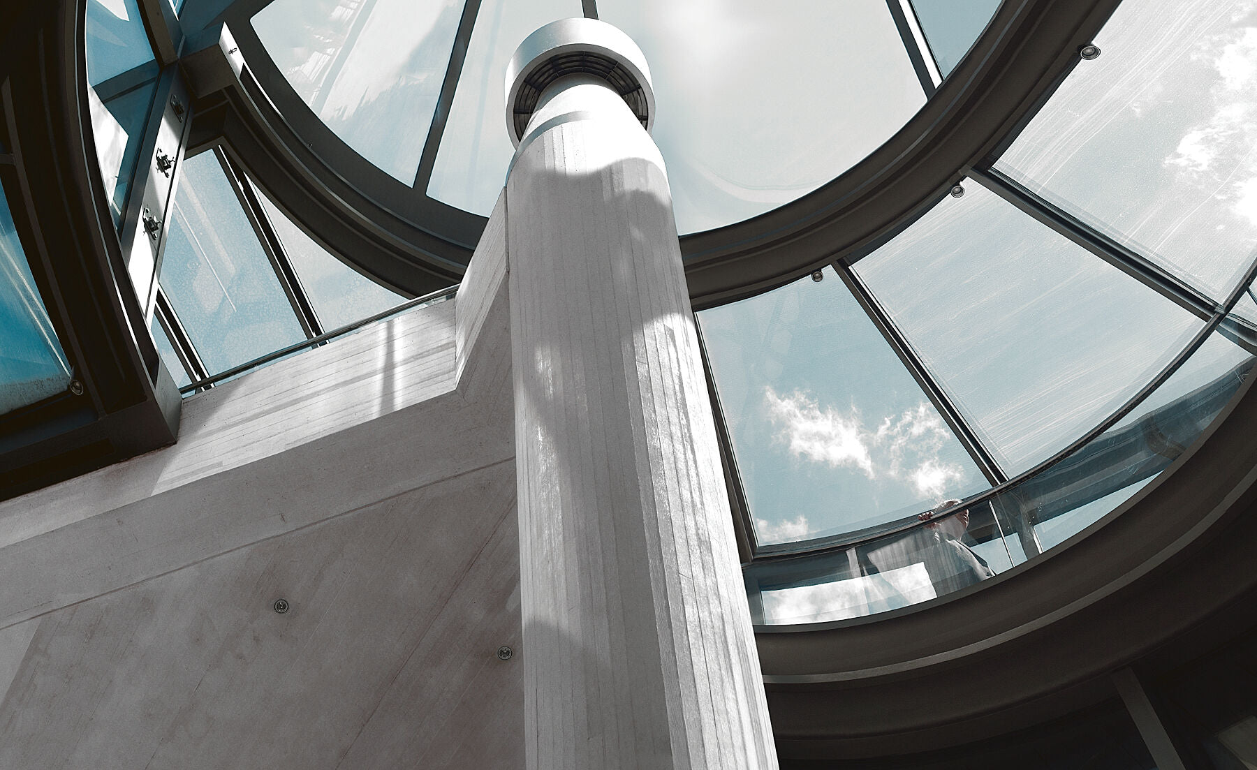 The German Historical Museum, Berlin - I.M. Pei architect - Suspended coupole - color soft Matt - C-tpe Fudji Matt