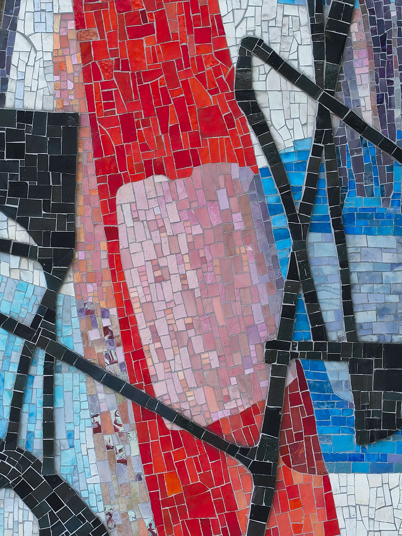 Glass mosaic detail 2- Fritz Winter 1958 - Hansaplatz Berlin - Color print Matt - Limited edition 1-30 - C-type Fudji Matt