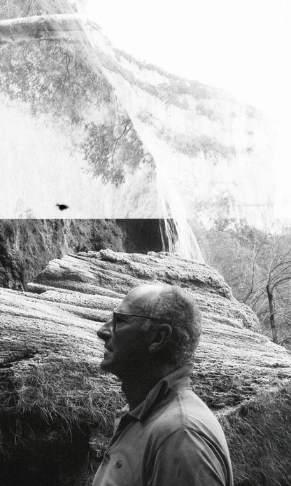 Die Torheit meines Vaters – (Portrait de mon père en montagne) – Überlagerung (Limitierte Auflage 1-5) – C-Type Fuji Matt