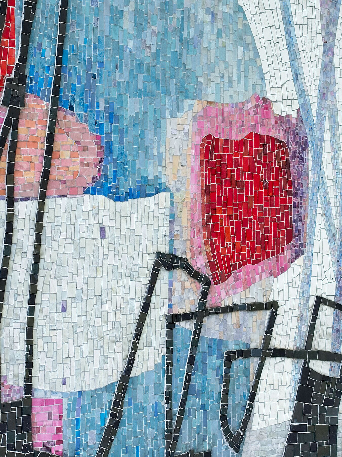 Glasmosaik Detail 4 – Fritz Winter 1958 – Hansaplatz Berlin – Farbdruck Matt – Limitierte Auflage 1–30 – P6060695C-Typ Fudji Matt