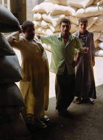 Brüder aus Kairo bei der Arbeit (im Hinterhof des Unternehmens) – Farbe (Limitierte Auflage 1-3)