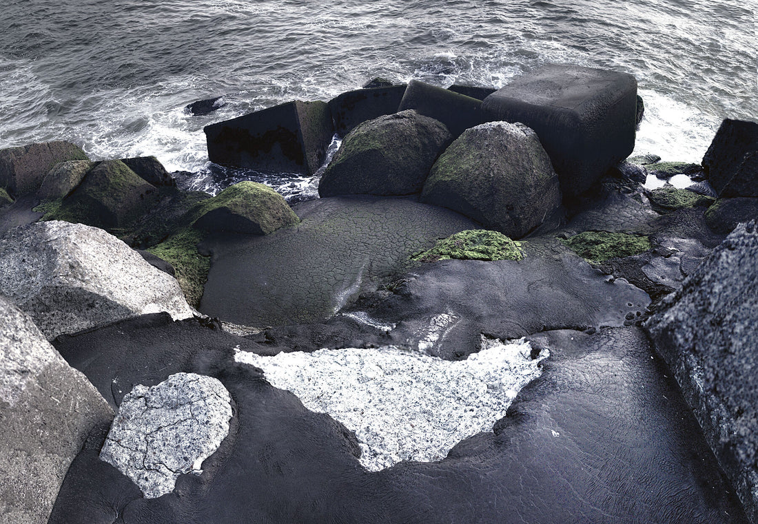 Liebe Umweltverschmutzung – Naturkultur – Die fantastische Tryptique – Zeit 3 – Hafen von IJmuiden, Holland – Limitierte Auflage (1–40). Farbe v2