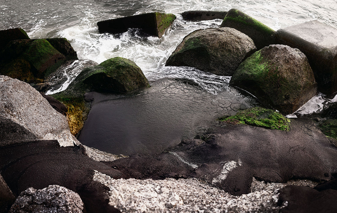 Liebe Umweltverschmutzung - Naturkultur - Die fantastische Tryptique - Zeit 2 - Hafen von IJmuiden, Holland - Limitierte Auflage (1-40)
